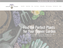 Tablet Screenshot of nicksgardencenter.com